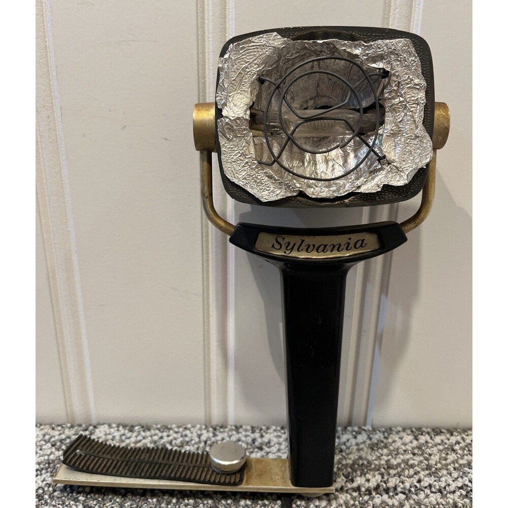 VTG Sylvania Original Sun Gun 1 Movie Light SG w/ Original Bracket Works No Len